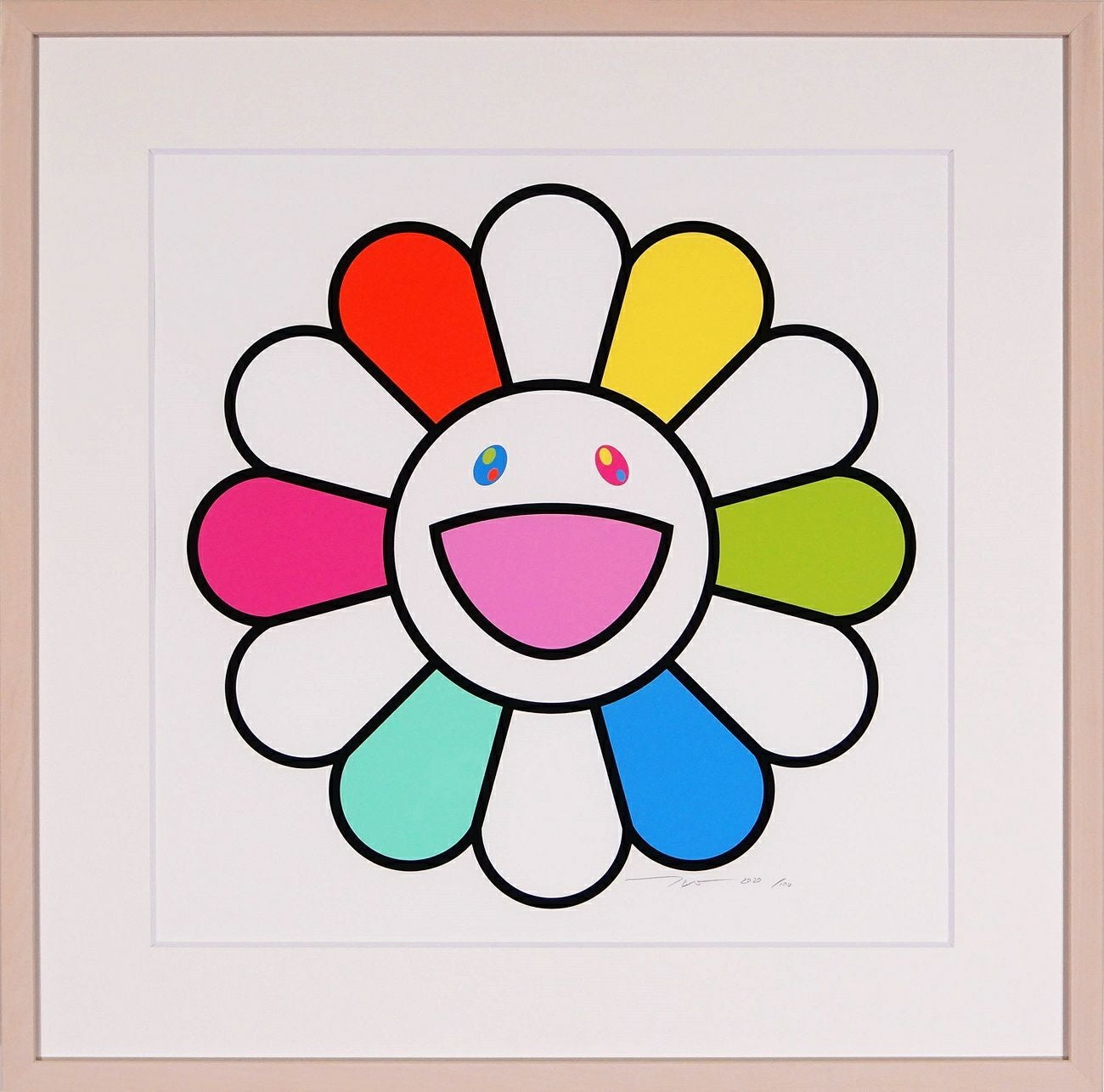 マルチカラーダブルフェイス・イエロー」村上隆｜美術品・絵画販売