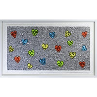 Mr.Doodle「Heart Land」額装